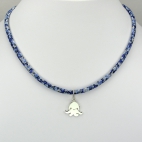 Pendentif Petite pieuvre sur collier Liberty 