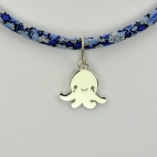 Petite pieuvre sur collier Liberty 
