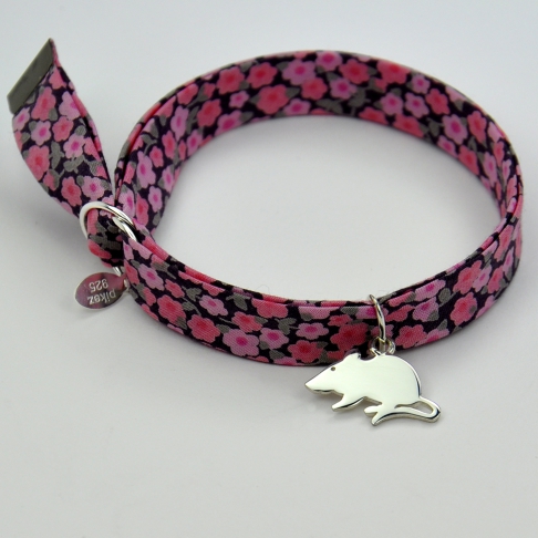Souris sur bracelet Liberty 