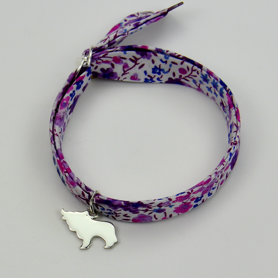 Taureau sur bracelet Liberty 