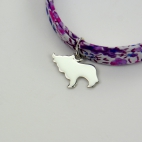 Taureau sur bracelet Liberty 