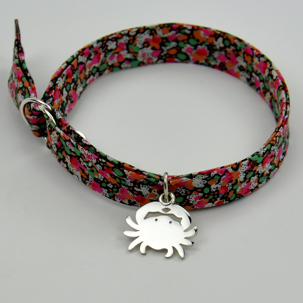 Crabe sur bracelet Liberty 