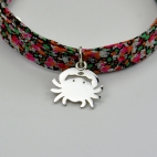 Crabe sur bracelet Liberty 