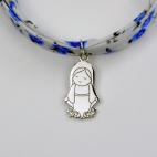 Vierge Marie sur bracelet Liberty 