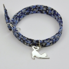 chat coeur sur bracelet Liberty 