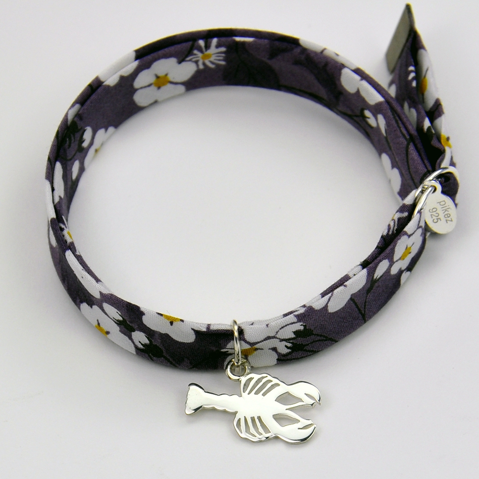 Homard sur bracelet Liberty 