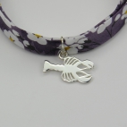 Homard sur bracelet Liberty 