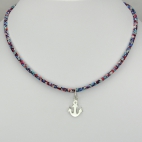 Pendentif Ancre sur collier Liberty 