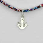 Ancre sur collier Liberty 