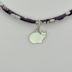 Chat sur collier Liberty 