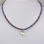 Pendentif Cheval sur collier Liberty 