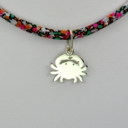 Crabe sur collier Liberty 