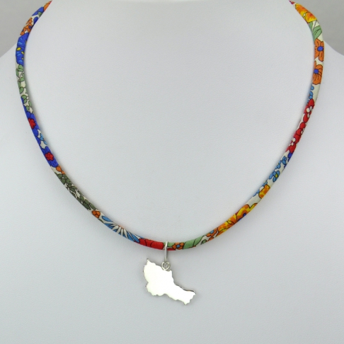 Belle-île-en-mer sur collier Liberty 