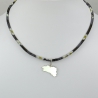 Pendentif Bretagne sur collier Liberty 
