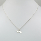 Charms Belette sur chaîne argent 