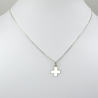 Charms Croix sur chaîne argent 