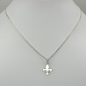 Charms Fleur de lys sur chaîne argent 