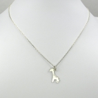 Charms Girafe sur chaîne argent 