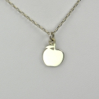 Pomme sur chaîne argent 