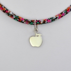 Pomme sur collier Liberty 