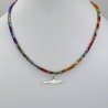 Pendentif Sardine sur collier Liberty 