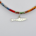 Sardine sur collier Liberty 