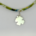 Trèfle sur collier Liberty 