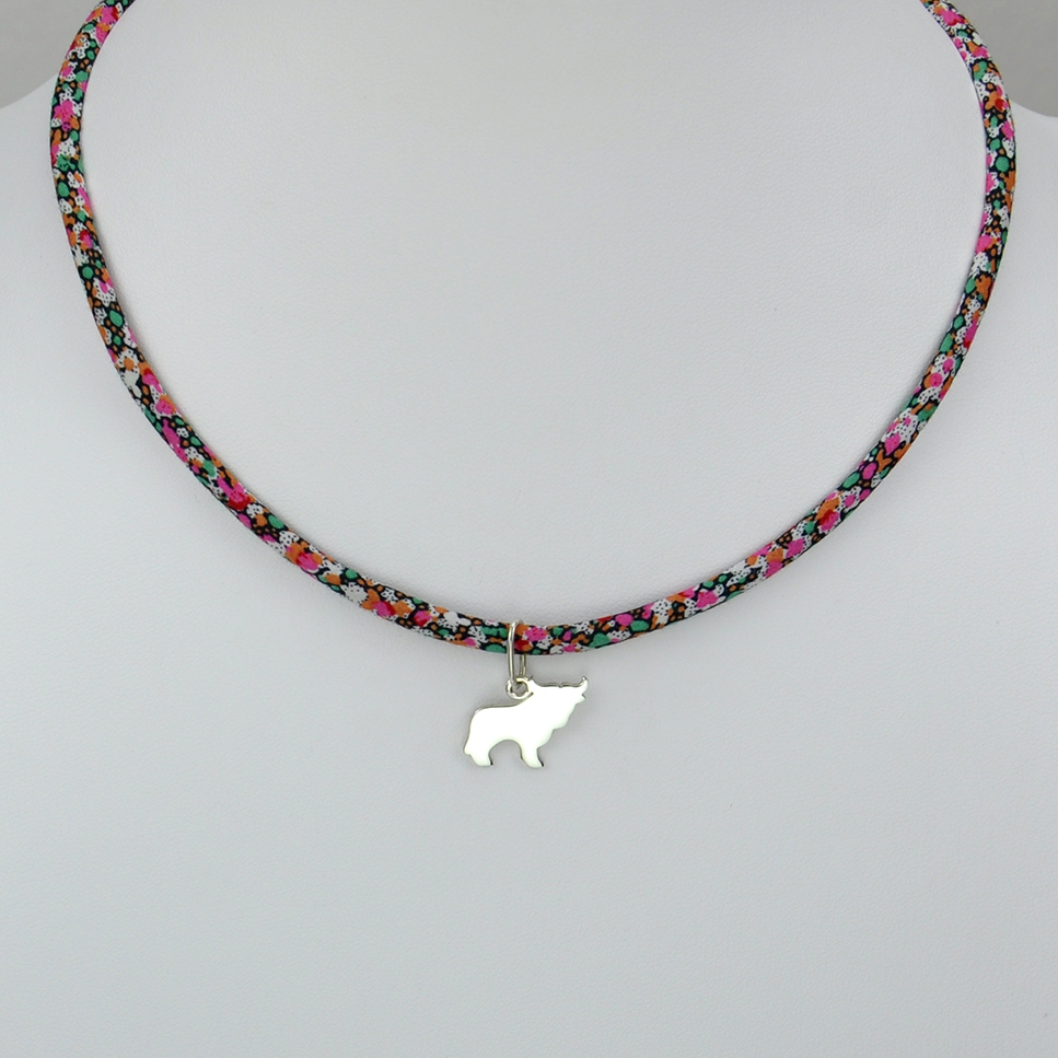 Taureau sur collier Liberty 