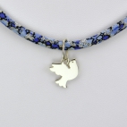 Colombe sur collier Liberty 