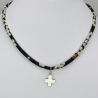 Croix sur collier Liberty 