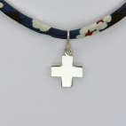 Croix sur collier Liberty 
