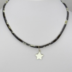 Pendentif Etoile sur collier Liberty 