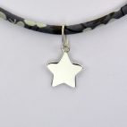 Etoile sur collier Liberty 