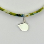 Hérisson sur collier Liberty 