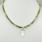 Hibou sur collier Liberty 