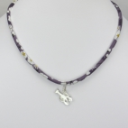 Pendentif Homard sur collier Liberty 