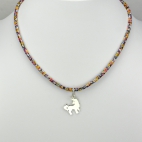 Licorne sur collier Liberty 