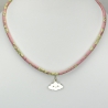 Pendentif Nuage souriant sur collier Liberty 