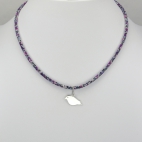 Oiseau sur collier Liberty 