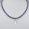 Pendentif Garçon sur collier Liberty 