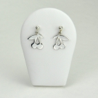 Cerises en boucles d'oreilles 