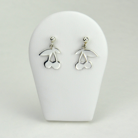 Cerises en boucles d'oreilles 
