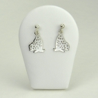 Papillons en boucles d'oreilles 