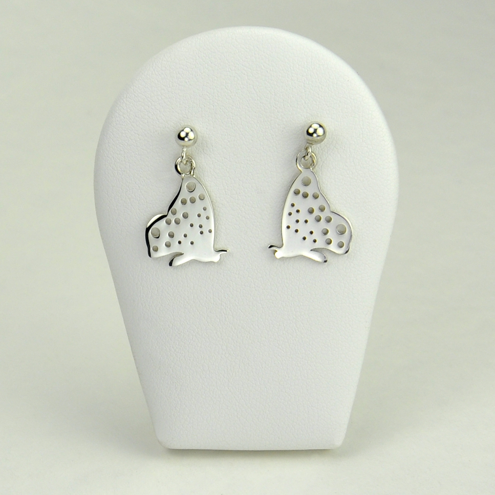 Papillons en boucles d'oreilles 