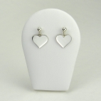 Coeurs en boucles d'oreilles 