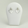 Coeurs en boucles d'oreilles 