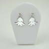 Petites pieuvres en boucles d'oreilles 