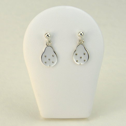 Coccinelles en boucles d'oreilles 
