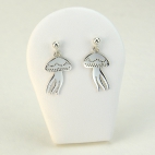 Méduses en boucles d'oreilles 