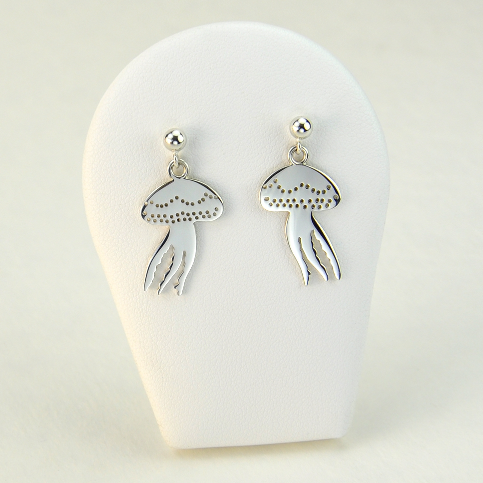 Méduses en boucles d'oreilles 